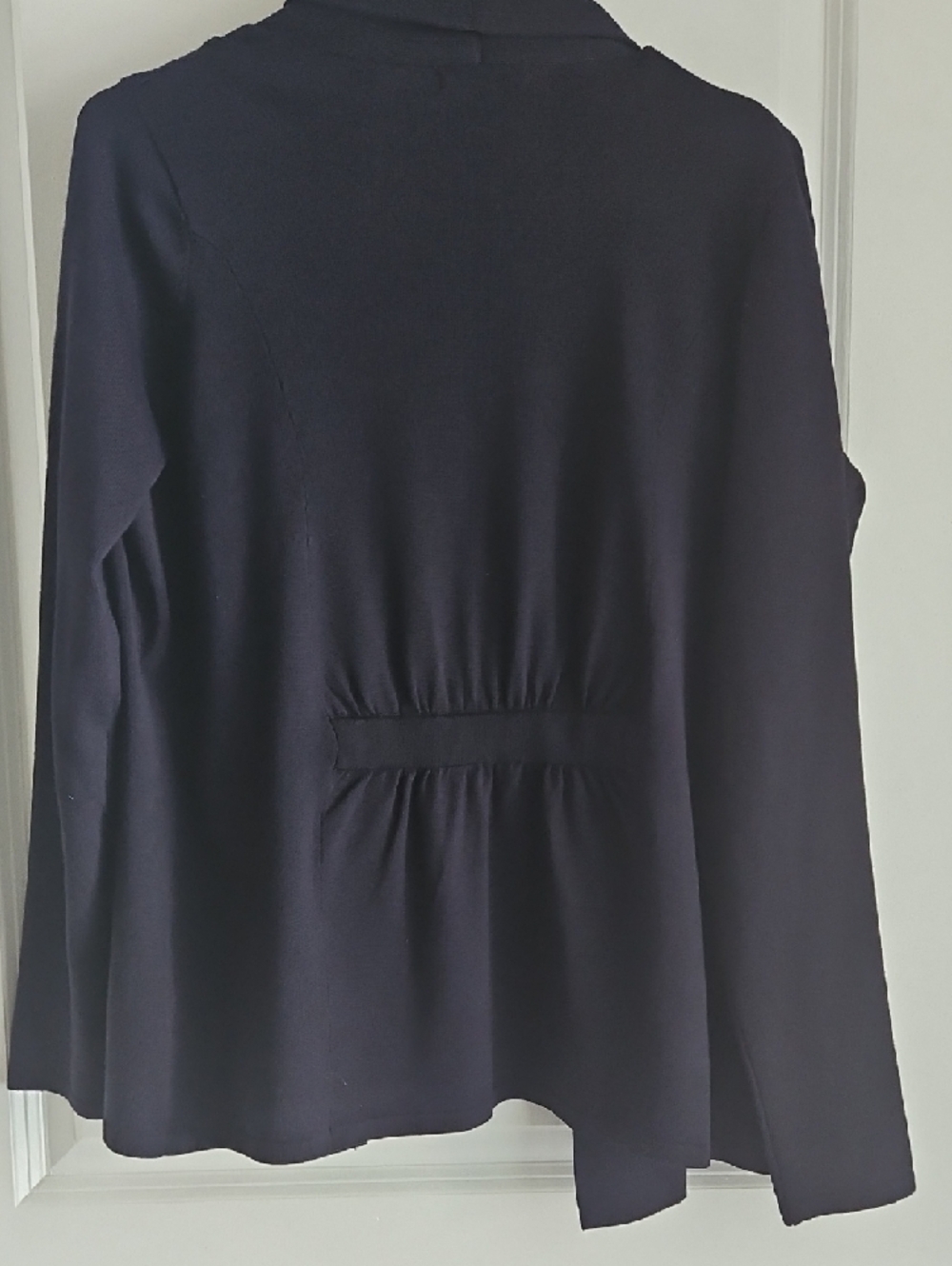 Premise Black Open-Front Women's Cardigan - Picture 3 of 3